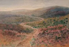 Thomas Harrison Wilkinson, Untitled - The Winding Road, 1902, watercolour on paper