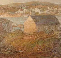 Donald Besco, Twillingate N.F.L.D., oil on hard board