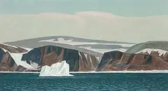 Alan Caswell Collier, Loks Land, An Island at South Entrance to Frobisher Bay, 1986, oil on canvas