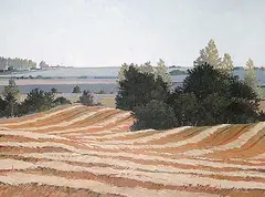 Walter Drohan, Autumn Swells, 1985, oil on canvas