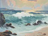 Roland Gissing, Breakers in the Afternoon Sun