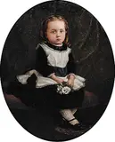 Robert Harris, Portrait of Frances Gertrude Lawson, oil on canvas