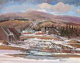 Louise Lecor Kirouac, St. Aubert, Bas. St. Laurent, QC, oil on canvas
