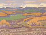 Autumn Mood by Illingworth Kerr, 1982, oil on canvas board, sold Nov 2004