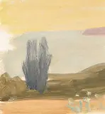 John Goodwin Lyman, Lac Massawippi, 1945, oil on paper board