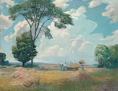 Addison Winchell Price, Summer Day, oil on canvas board