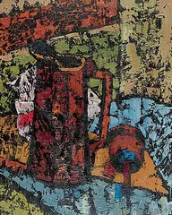 Albert Rousseau, Nature Morte, 1961, oil on hard board