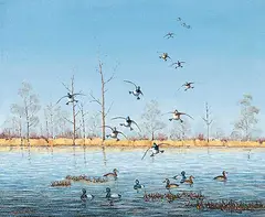 Angus H. Shortt, Untitled - The Landing, oil on canvas
