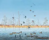 Angus H. Shortt, Untitled - The Landing, oil on canvas