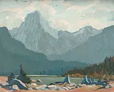Margaret Shelton, Untitled - Mountain Lake / Little Brown Jug