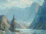 Margaret Shelton, Untitled - Mountain Lake
