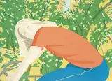 Alex Katz, Untitled - Woman on a Bicycle #113/250