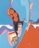 Alex Janvier, Silent Tears of Apples