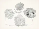 Jean Paul Riopelle, Untitled - Four Leaves #H.C., lithograph on paper