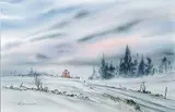 Errol Brimacombe, Untitled - Winter Landscape