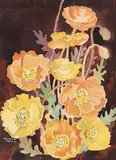 Annora Brown, Untitled - Yellow and Orange Poppies