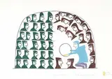 Jessie Oonark, Innuit Katitput #1/50, 1981, colour block print on paper