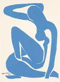 Henri Matisse, Untitled - Blue Nude, 1952, silkscreen on paper