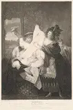 Rev. Matthew William Peters, The Merry Wives of Windsor, Act III, Scene III, 1793, etching on paper
