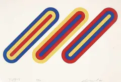 Claude Tousignant, Tryptich I #23/150, 1970, colour lithograph on paper