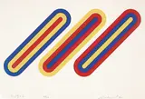 Claude Tousignant, Tryptich I #23/150, 1970, colour lithograph on paper