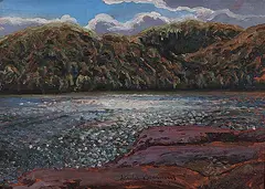 Thomas Harold Beament, Untitled - Reflected Light, oil on hard board