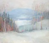 Alberta Cleland, Untitled - Laurentian Winter, 1930, oil on canvas