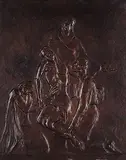 Sybil Kennedy, Descent from the Cross, 1958, bronze plaque