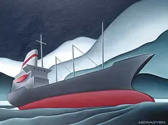 Ron McFadyen, King of Spanish Banks, 2003, oil on canvas