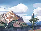 David Pugh, Northern Sky, 1990, oil on canvas