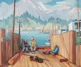Mildred Valley Thornton, Untitled - Coastal Fishermen