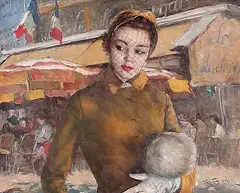 Maxine by Pál Fried, Oil on Canvas "Maxine", sold Apr 2004