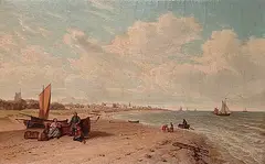 Philip Westcott, Near Yarmouth, 1875, oil on canvas