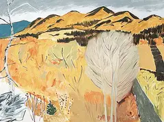 Barbara Ballachey, Ware Ridge, Autumn, 1981, oil on canvas