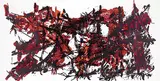 Jean Paul Riopelle, Untitled - Abstract in Orange, Brown and Black #8/75, 1967, colour lithograph on paper