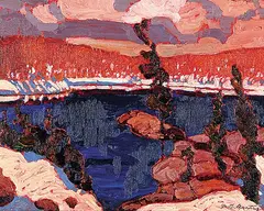 Garth Armstrong, Untitled - Cottage Country, oil on wood board