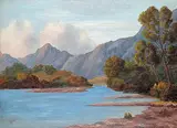 Archibald Boote, Near Park Gates, Waterton, Alta., oil on canvas