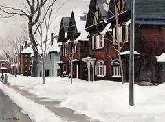 Laura Campbell, Chesterfield Ave., 2002, oil on canvas
