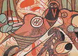 Margaret Morgan Chappelle, Theme I, colour silkscreen on paper
