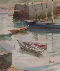 Julia Tilley Crawford, Morning Calm, Rockport, Mass., 1938, oil on canvas