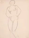 Lionel LeMoine FitzGerald, Untitled - Figure Study