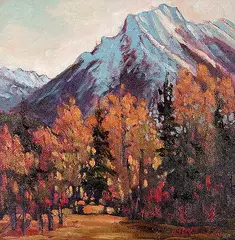 Audrey Pfannmuller, Early Fall Morning, oil on canvas
