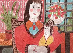 Matilda #2/45 by John Harold Thomas Snow, colour lithograph on paper, sold Apr 2004