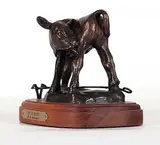 Linda Stewart, Out of Reach #5/100, bronze sculpture