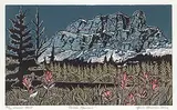June Thomsen, Castle Mountain #36/70, 2002, colour wood block on paper
