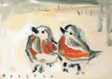 Tristan Tondino, Did You See That?, oil on canvas
