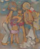 William Arthur Winter, Untitled - Getting Ready for the Beach