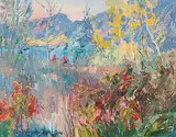 Orestes de Grandmaison, Spring Colour, Osoyoos Lake, Southern B.C.