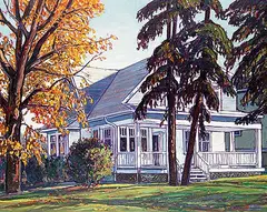 Large Veranda by William Duma, acrylic on canvas, sold Nov 2003