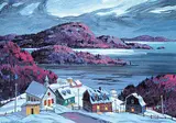 Vladimir Horik, St. Lawrence Seaway Blues, oil on hard board